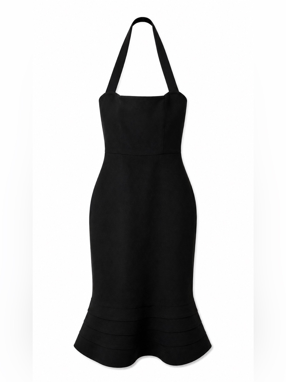 Elegant One-Shoulder Black Mermaid Dress